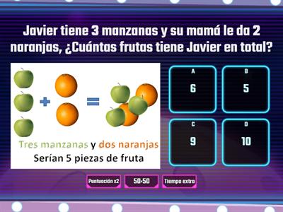 Juego de sumas y restas