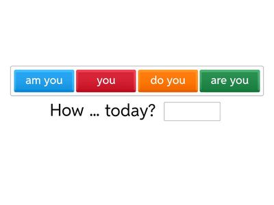 Kids 2/D2 Asking Someone Condition