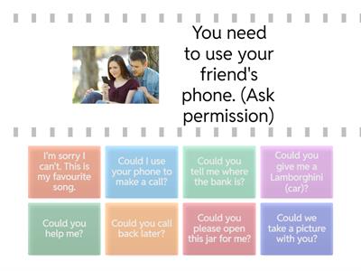 Could -Requests and permission.