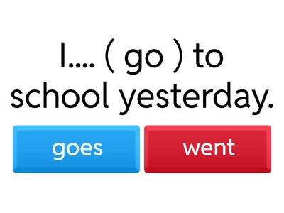 The Past Simple Tense 