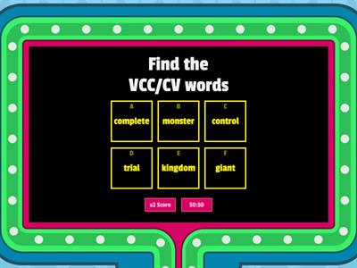 Gameshow: VCCCV and VV