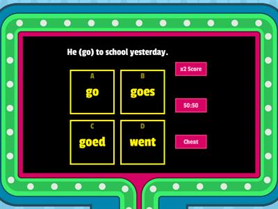 Gameshow Quiz. Example