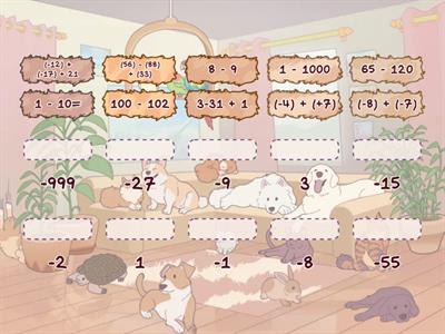 Sumas Y Restas de numeros Enteros 429