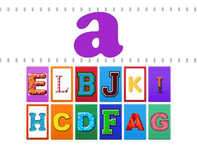 English Alphabet (a-l)