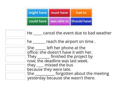 Instructions: Match the past model  with the correct answer