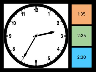 Telling Time (5 minutes)