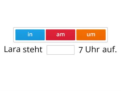 DaZ A1.1 L5 Temporale Präpositionen