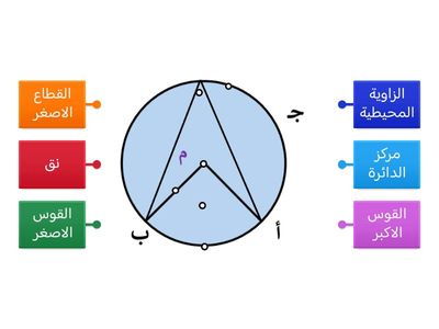 اجزاء الدائرة