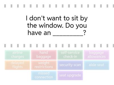 Match the word to complete the statement