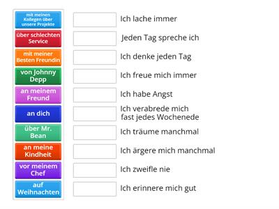 Verben mit Präpositionen B12