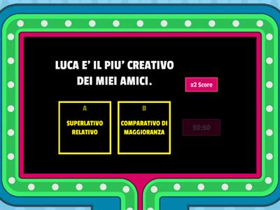 AGGETTIVO SUPERLATIVO RELATIVO O COMPARATIVO?