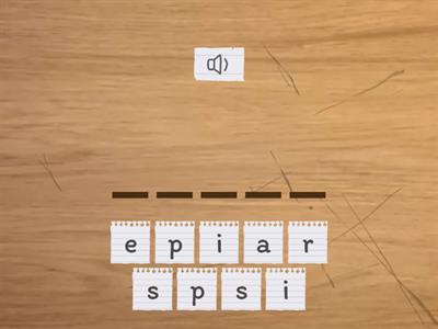 Week 5 word study schwa