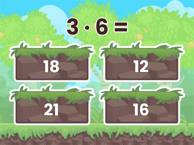 Násobení a dělení 6 - kvíz