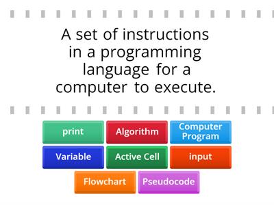 Pseudocode - Teaching resources
