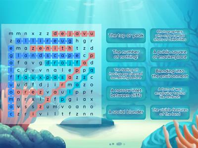 English Borrowings - Word Search