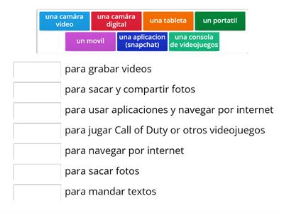 Para qué usas la tecnología? - Tecnología