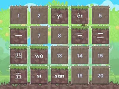 Numeri cinesi 1 - 10 