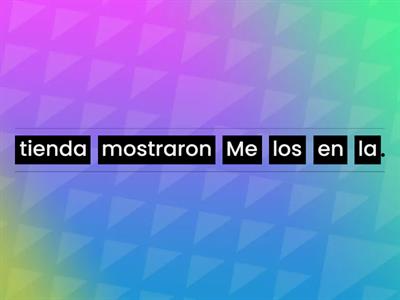 MP3.2c: Double Object Pronouns