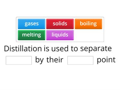 Separating techniques