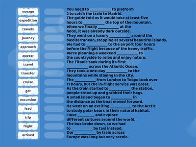 Use of English. Travelling