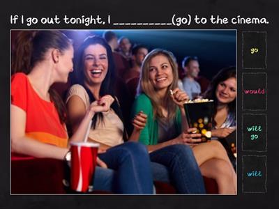 First Conditional I tryb warunkowy test 