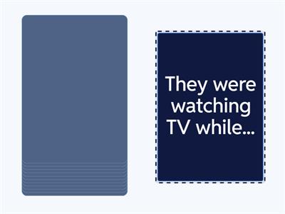 Past simple and past continuous (when/while)