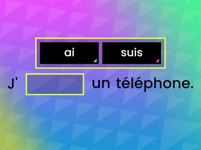 cadeau 1 avoir ou être