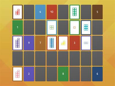 Numicon Number Recognition 1-20 Matching Pairs