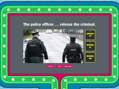 GRAMMAR: REPORTING VERBS PATTERNS
