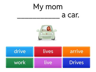 Present simple, select the correct answer