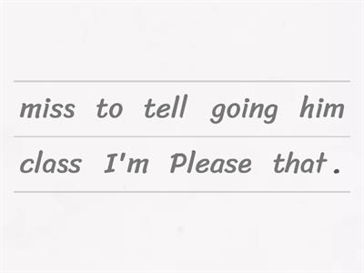 Formal and informal messages with tell and ask