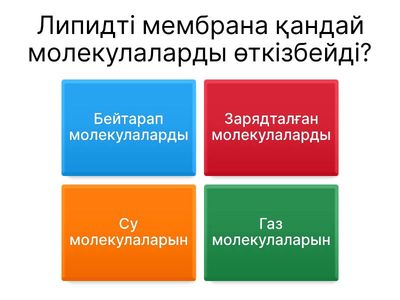 Мембраналық өзектер арқылы диффузиялану 