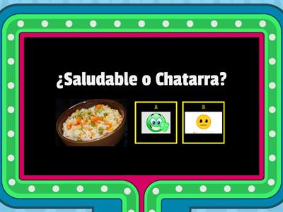 Comida Saludable y Comida Chatarra