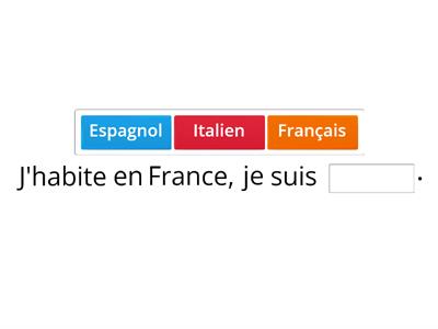  Les pays et les nationalités