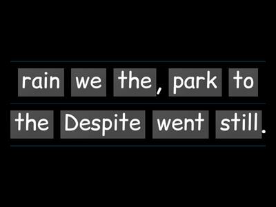 Linking Words in Context: ‘however’, ‘although’ or ‘despite’