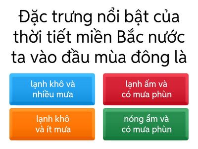 Thiên nhiên nhiệt đới ẩm gió mùa