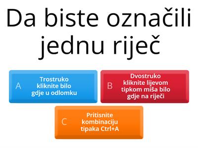 Označavanje teksta 