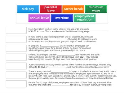 ESL Brains text vocabulary