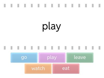 exercise about verb 2