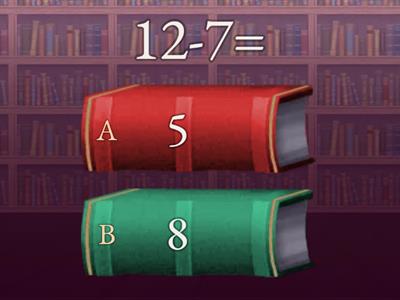 Sčítání od 8 a odčítání od 12