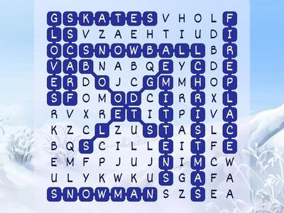 Winter Wordsearch 1