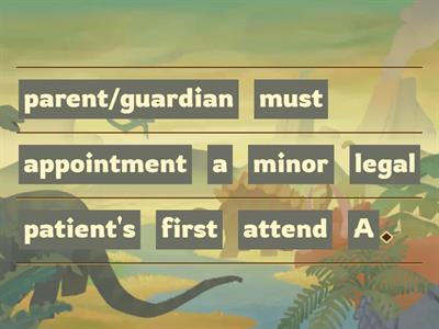 Minor Patient Policy Unjumble