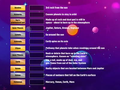 Asteroids, comets, meteors