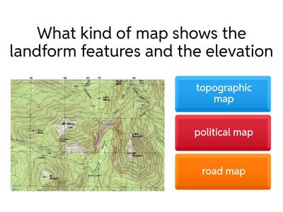Topography Map Quiz