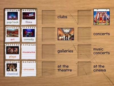 Types of entertainment