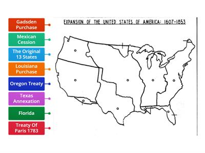 Westward Expansion Map