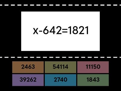 Уравнения на нахождение неизвестного уменьшаемого