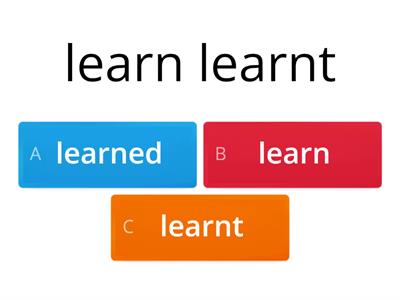 Irregular verbs (past participle)