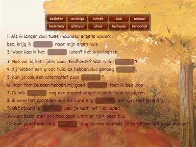 Nederlands in Actie - Thema 3 - Vocabulaire 3