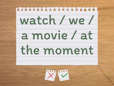 Present Simple - Present Continious